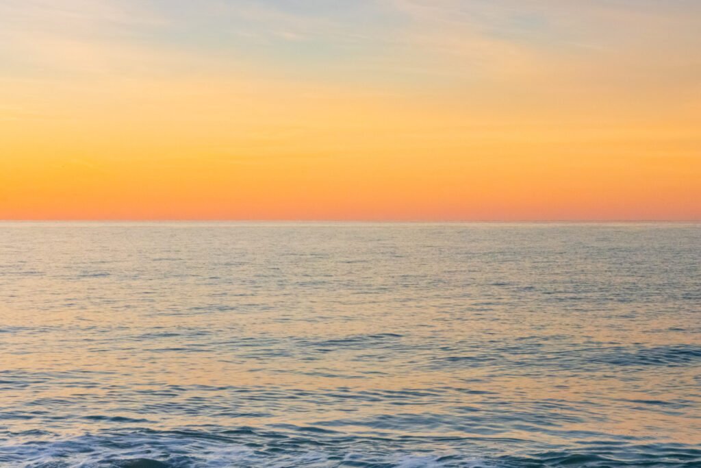 Ocean at sunrise